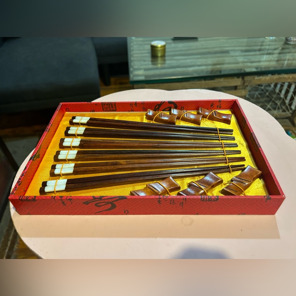 Chinese Chopstick Set of 6
